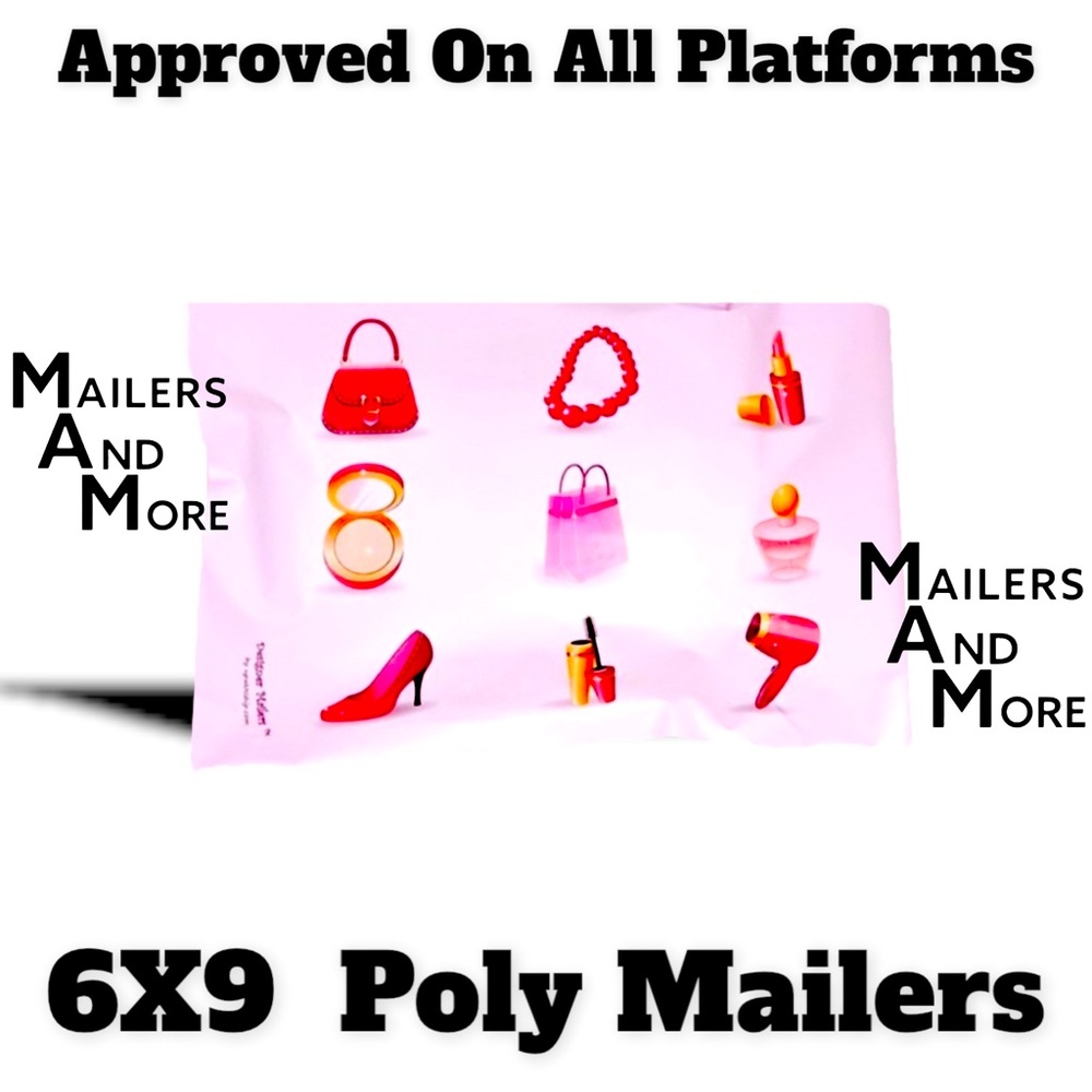 25 6X9 Poly Mailers Makeup Lipstick Shipping Envelopes PRICE IS FIRM - Picture 4 of 10
